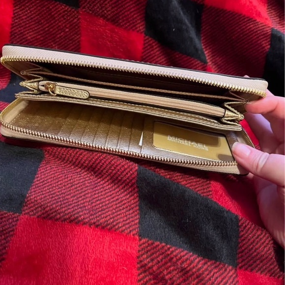Michael Kors Metallic Gold Wristlet - Picture 2 of 2
